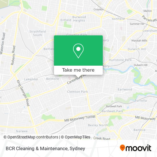 BCR Cleaning & Maintenance map