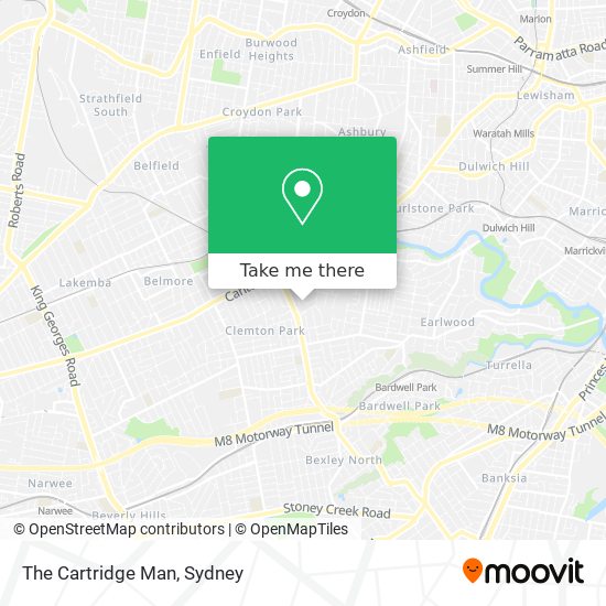 Mapa The Cartridge Man
