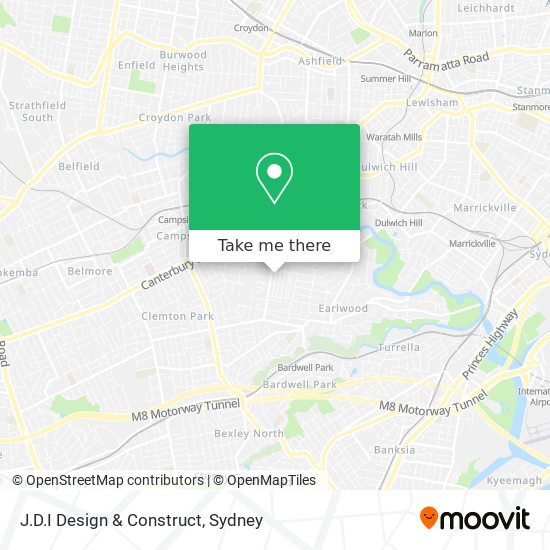 J.D.I Design & Construct map