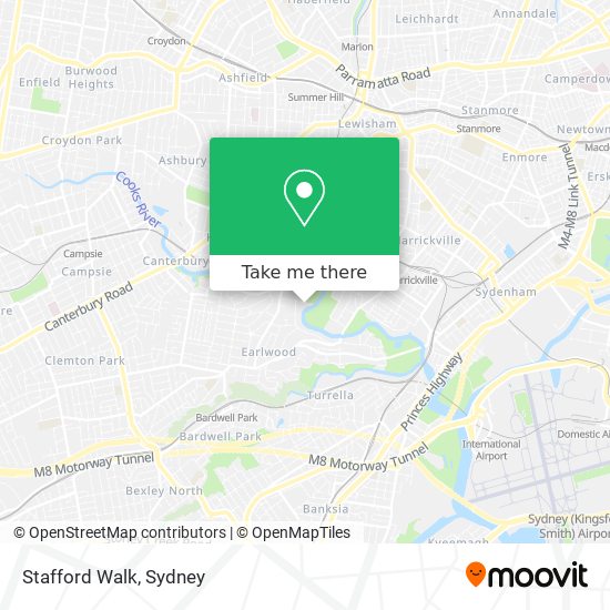 Stafford Walk map