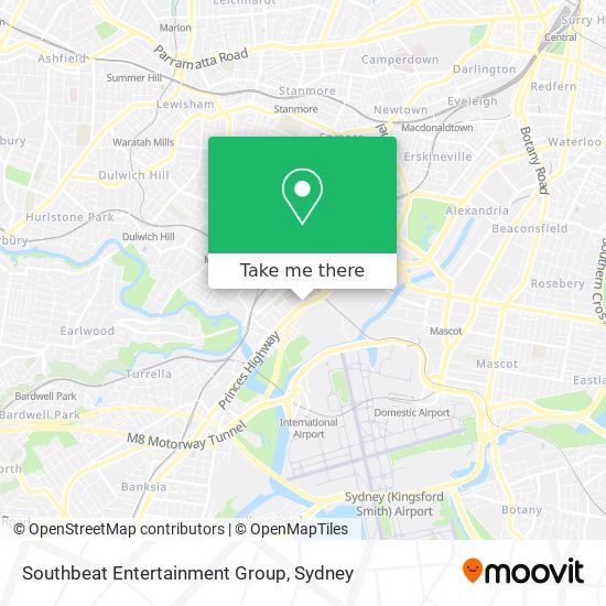 Southbeat Entertainment Group map