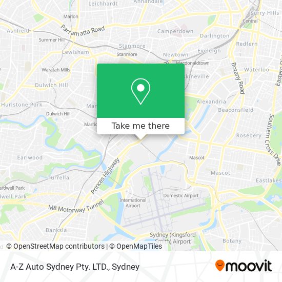 A-Z Auto Sydney Pty. LTD. map