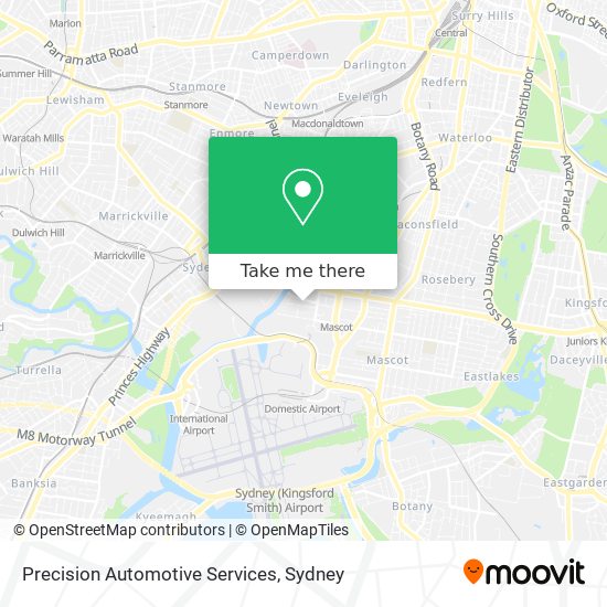 Precision Automotive Services map