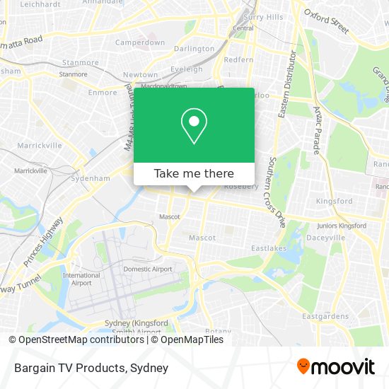 Bargain TV Products map