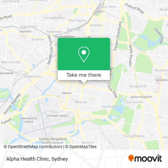 Alpha Health Clinic map