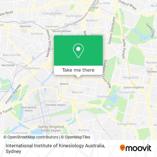 International Institute of Kinesiology Australia map