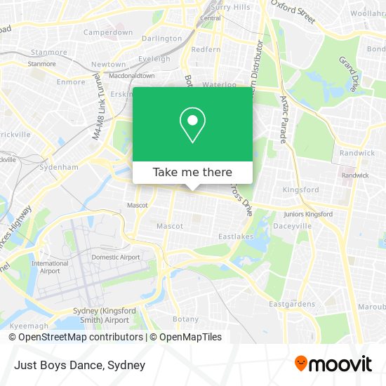 Just Boys Dance map