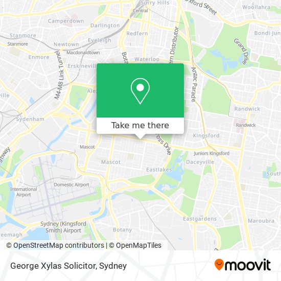 George Xylas Solicitor map