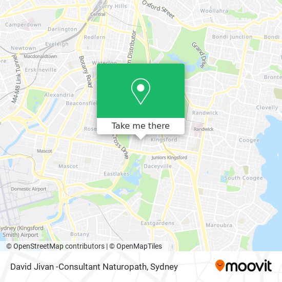 David Jivan -Consultant Naturopath map