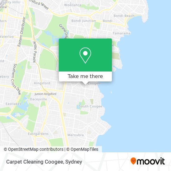 Mapa Carpet Cleaning Coogee