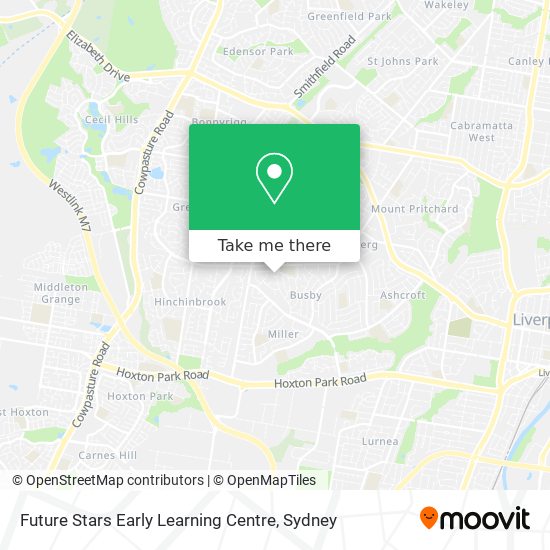 Mapa Future Stars Early Learning Centre