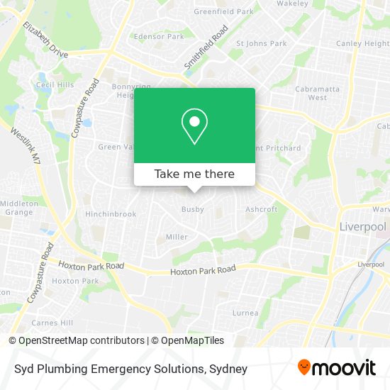 Mapa Syd Plumbing Emergency Solutions