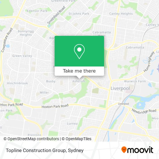 Topline Construction Group map