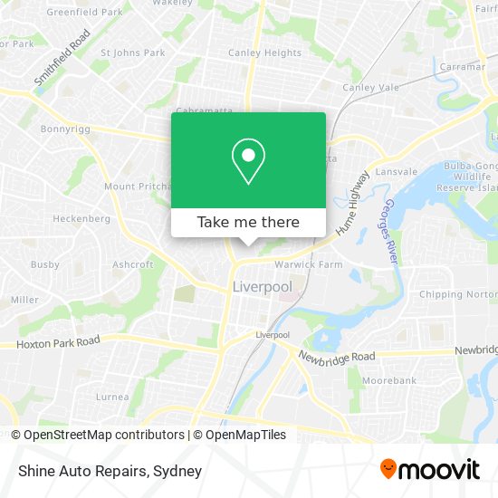 Shine Auto Repairs map