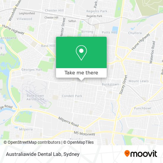 Australiawide Dental Lab map