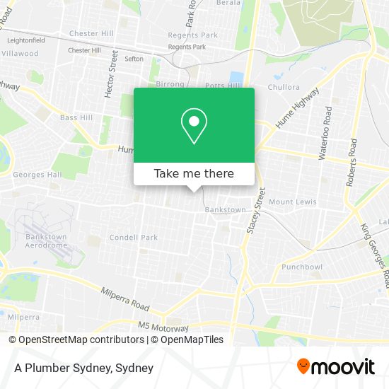 A Plumber Sydney map