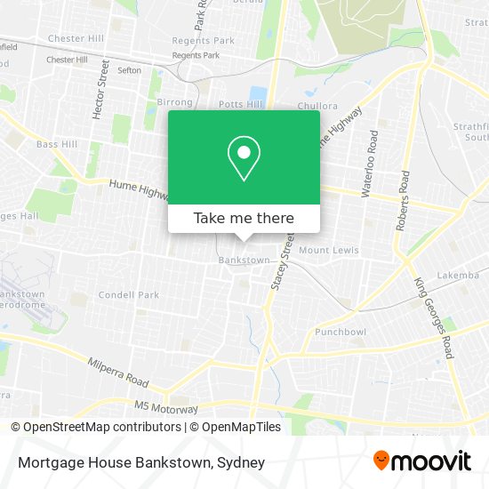 Mapa Mortgage House Bankstown
