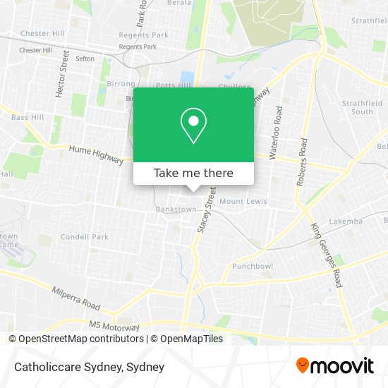 Catholiccare Sydney map