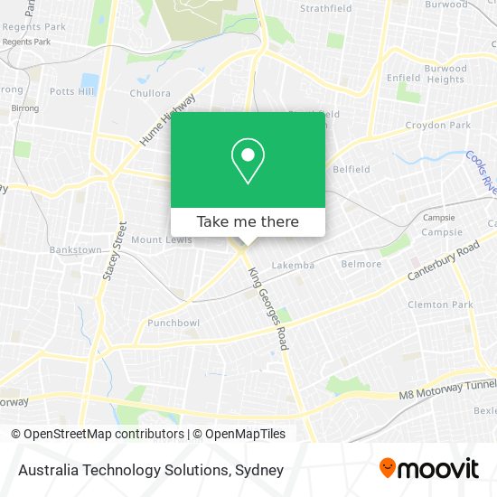 Australia Technology Solutions map