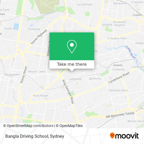 Bangla Driving School map