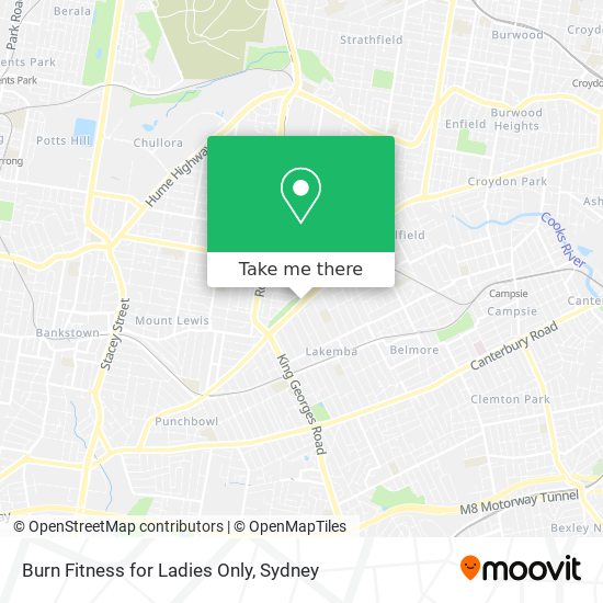 Burn Fitness for Ladies Only map