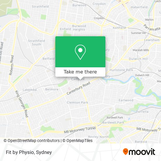 Fit by Physio map
