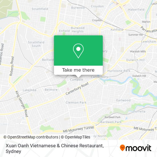 Xuan Oanh Vietnamese & Chinese Restaurant map