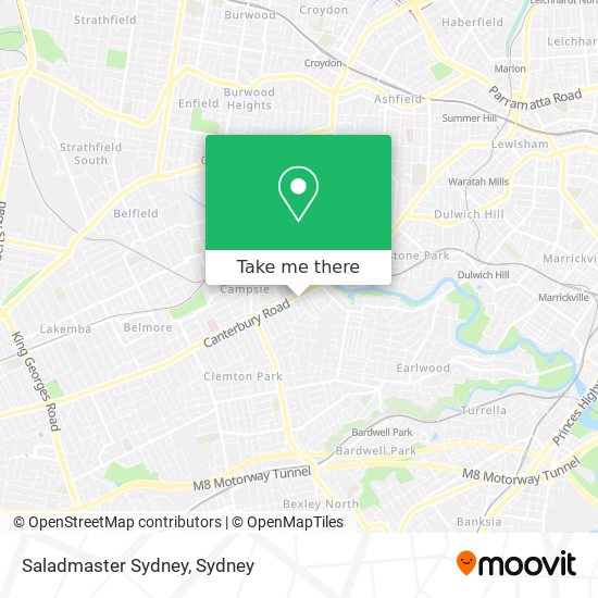 Saladmaster Sydney map