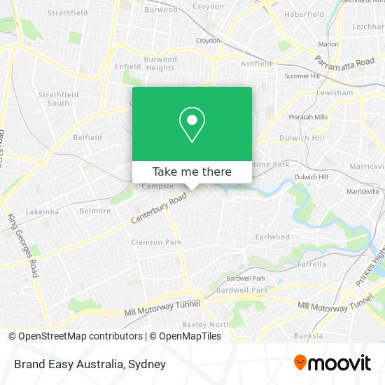 Brand Easy Australia map