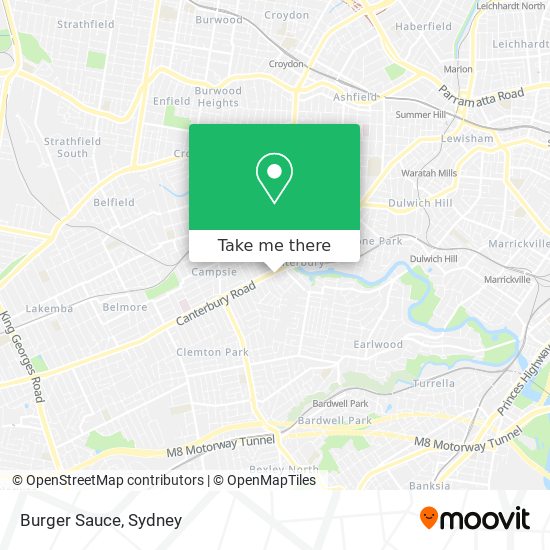 Burger Sauce map