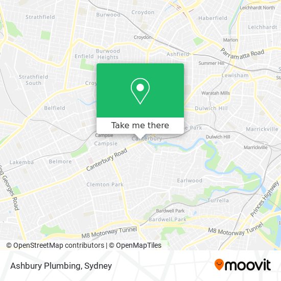 Mapa Ashbury Plumbing