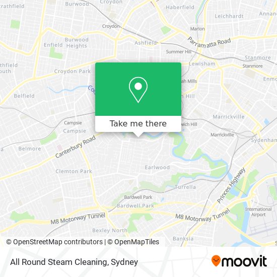 How to get to All Round Steam Cleaning in Earlwood by Bus, Train or