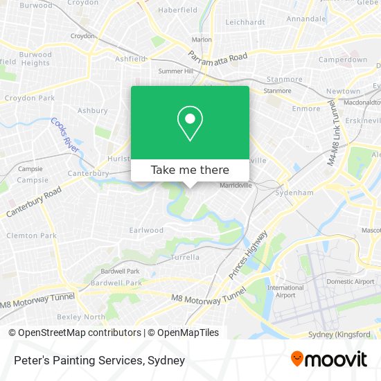 Peter's Painting Services map