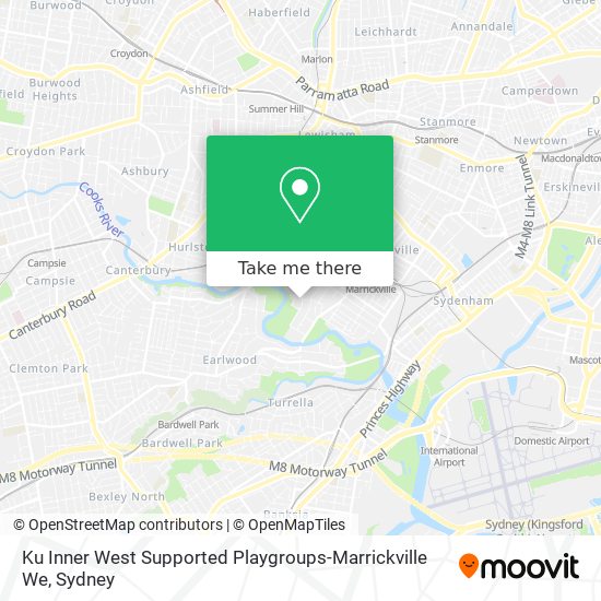 Mapa Ku Inner West Supported Playgroups-Marrickville We