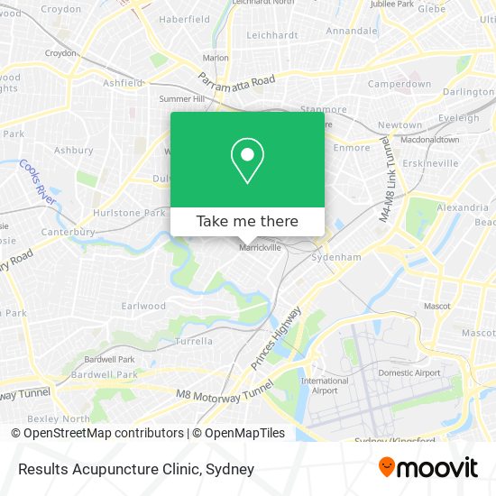 Results Acupuncture Clinic map