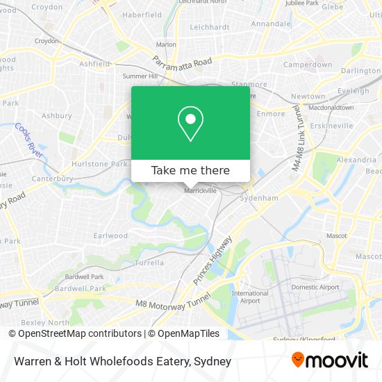Warren & Holt Wholefoods Eatery map