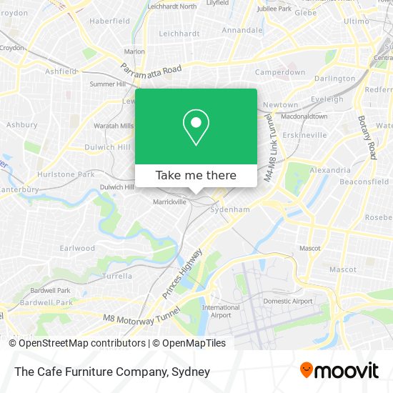 The Cafe Furniture Company map