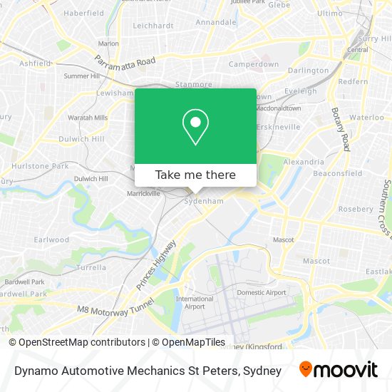 Dynamo Automotive Mechanics St Peters map