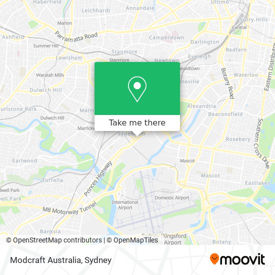 Modcraft Australia map