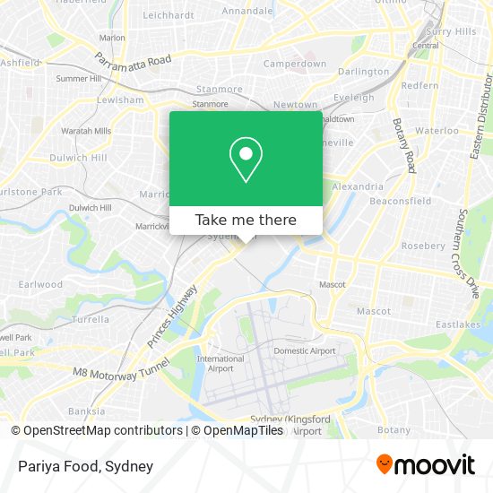 Pariya Food map