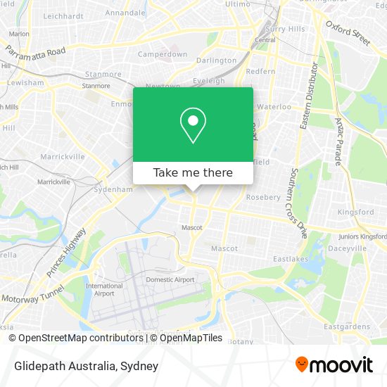Glidepath Australia map