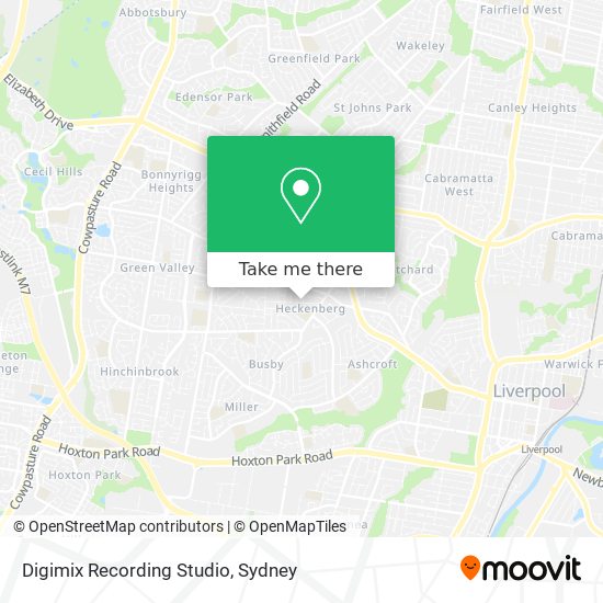 Mapa Digimix Recording Studio