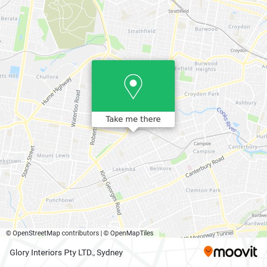 Glory Interiors Pty LTD. map