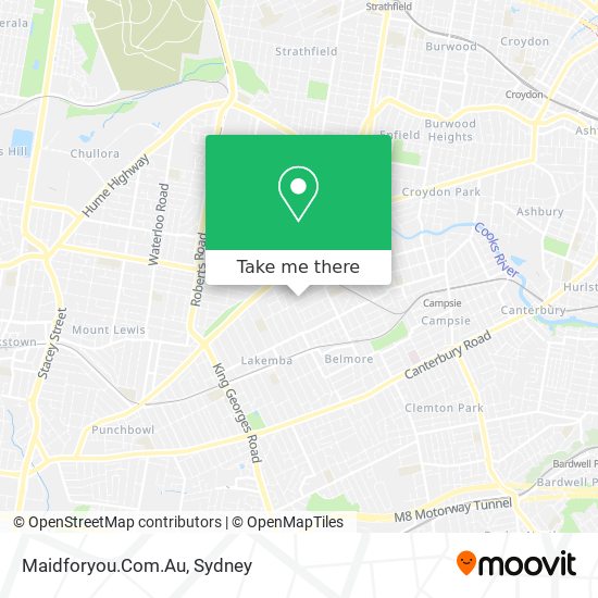 Mapa Maidforyou.Com.Au