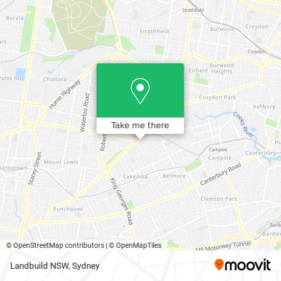 Landbuild NSW map