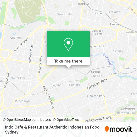 Mapa Indo Cafe & Restaurant Authentic Indonesian Food