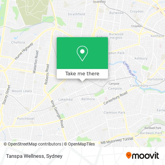 Tanspa Wellness map