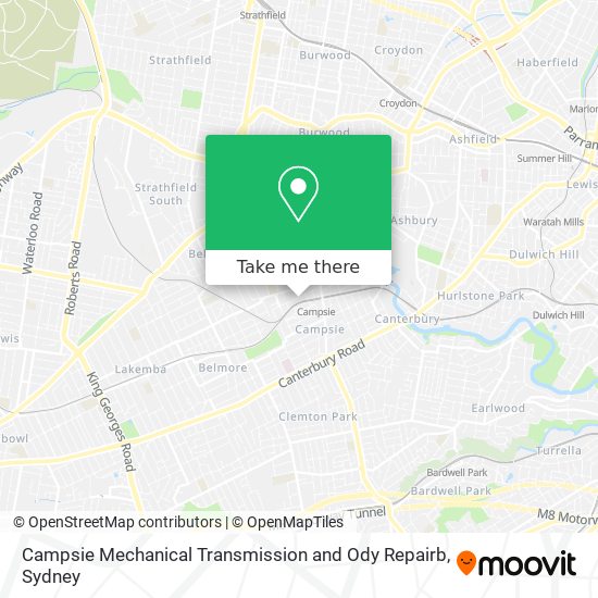 Campsie Mechanical Transmission and Ody Repairb map