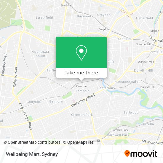 Mapa Wellbeing Mart