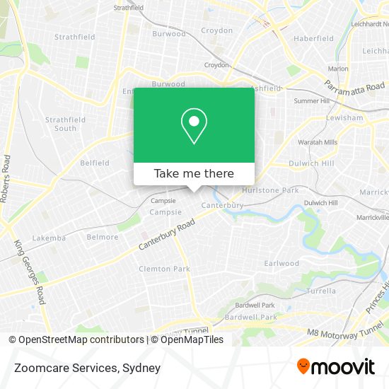 Mapa Zoomcare Services